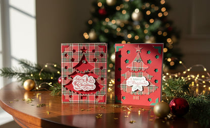 CHRISTMAS TREE Cut-Out Cards