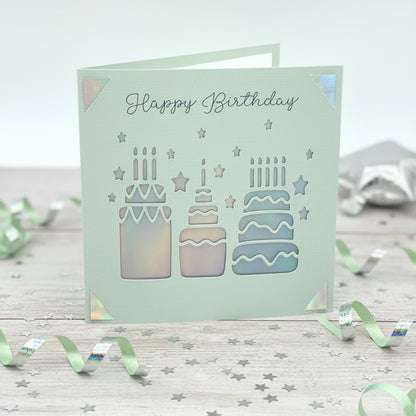 SIMPLE SQUARES Birthday Cards