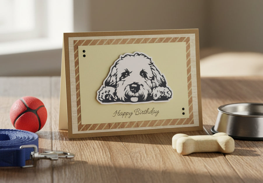 BIRTHDAY DOG SKETCH Cards