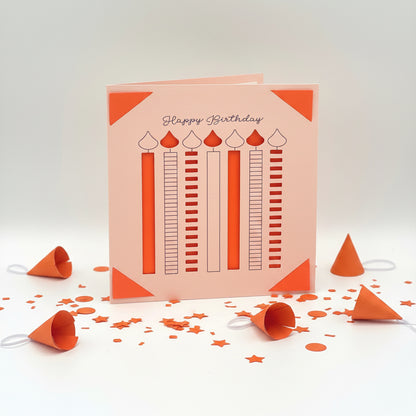 SIMPLE SQUARES Birthday Cards