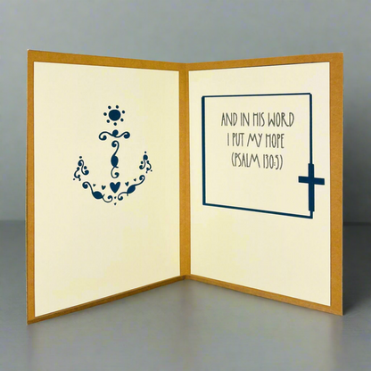 "WAIT FOR THE LORD" Comfort Card
