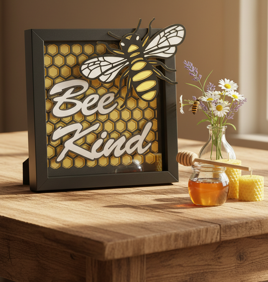 BEE KIND Shadowbox