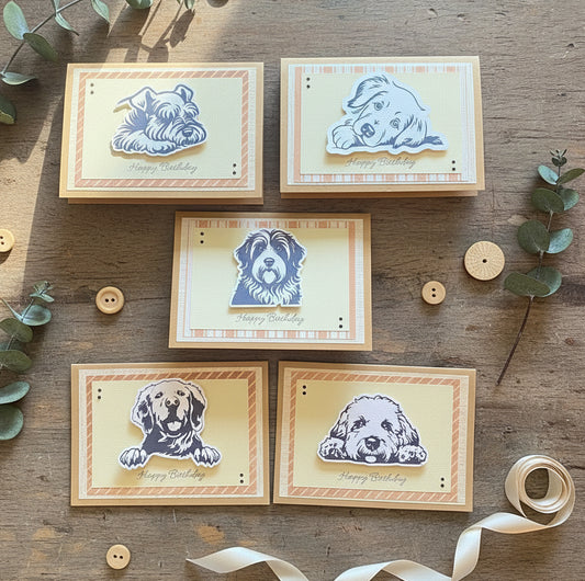 BIRTHDAY DOG SKETCH Cards