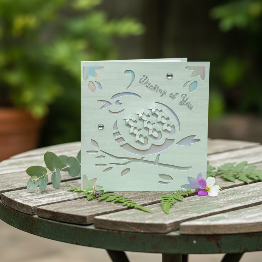 QUAIL- Thinking of You Card