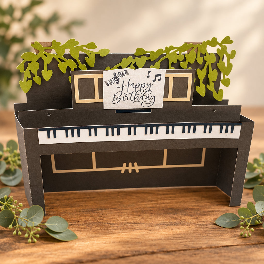 3-D PIANO CARD