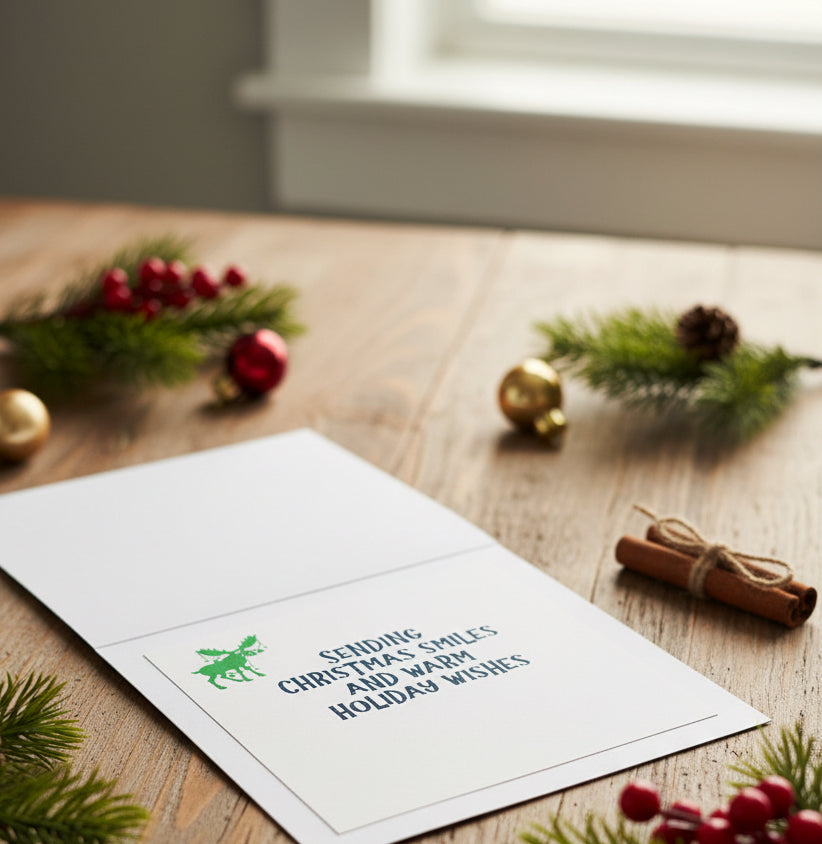 MERRY CHRIST-MOOSE Card