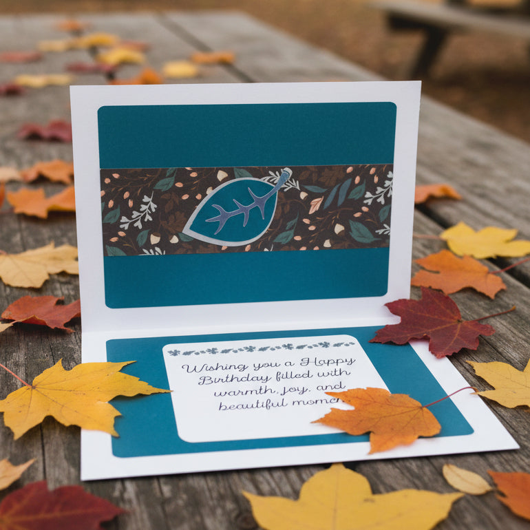 AUTUMN BIRTHDAY WISHES Card