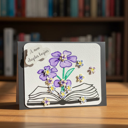 A NEW CHAPTER BEGINS Card