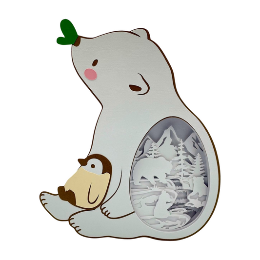 BEAR PAPER LANTERN