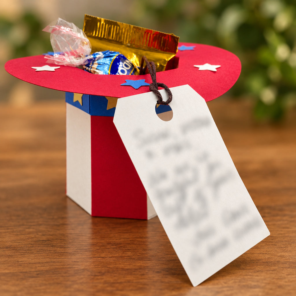 RED, WHITE, & BLUE GIFT BOX