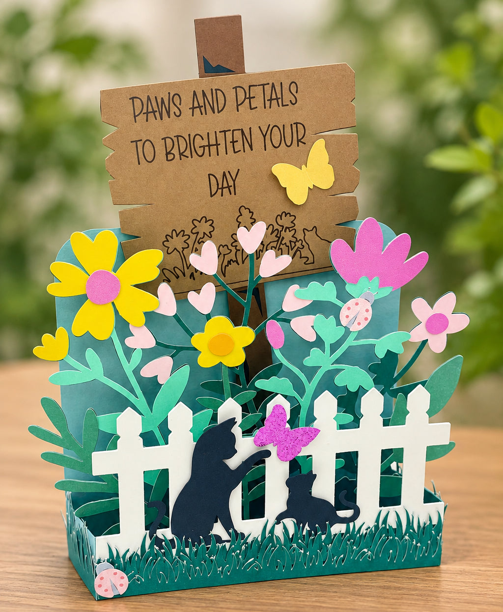 PAWS & PETALS CARD
