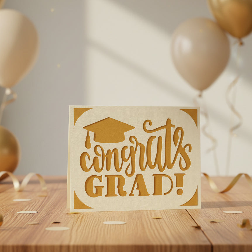 CONGRATS GRAD Card