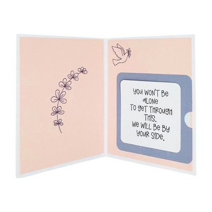 "DOVE SYMPATHY" Personalized Comfort Card