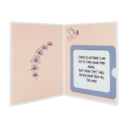 "DOVE SYMPATHY" Personalized Comfort Card