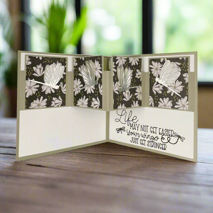 Inside view of dragonfly card