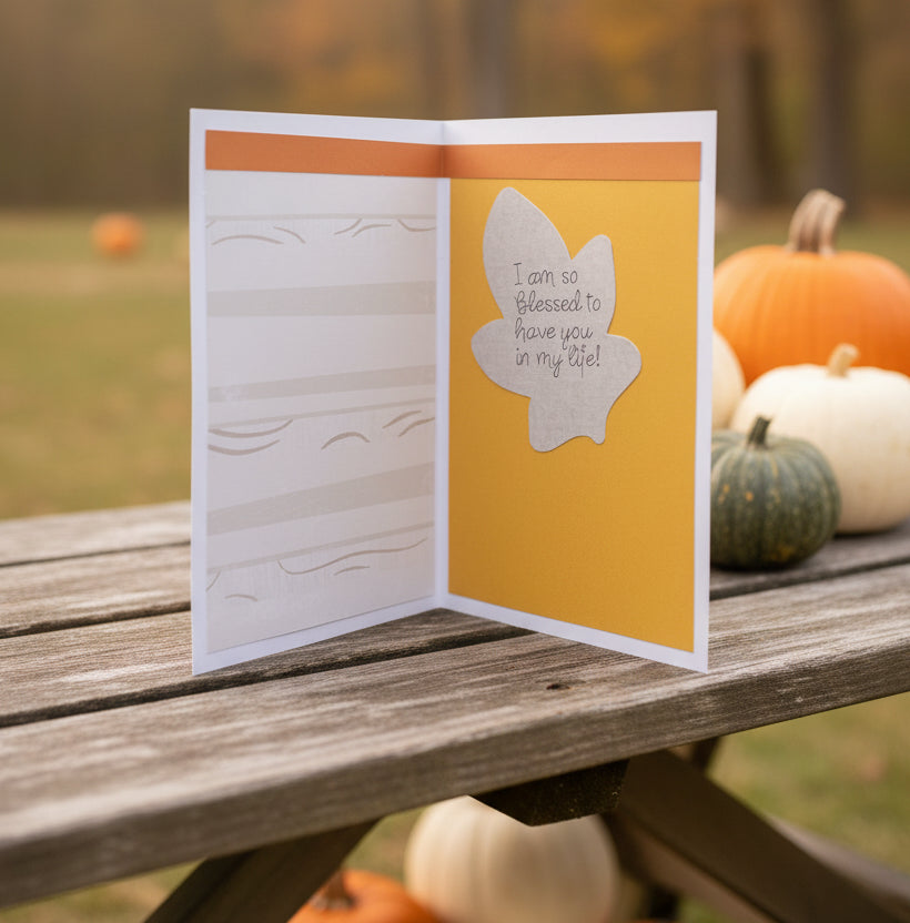 FALL THANK YOU Card