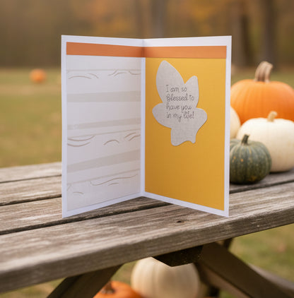 FALL THANK YOU Card