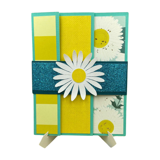 "FEEL BETTER DAISIES" Tri-Fold Comfort Card