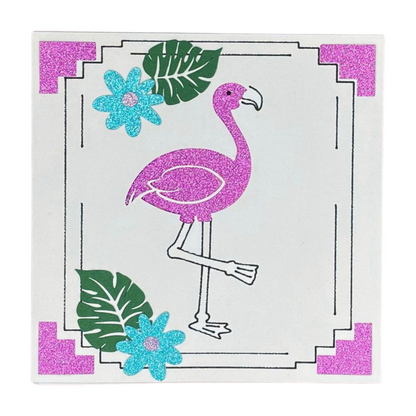 "FLAMAZING" Square Comfort Card