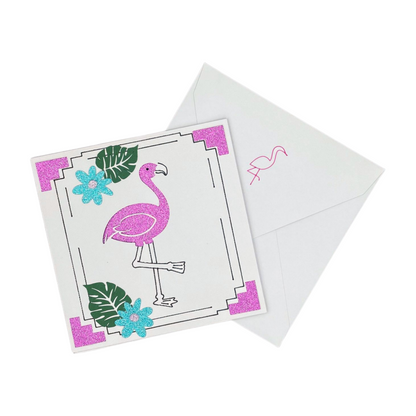 "FLAMAZING" Square Comfort Card