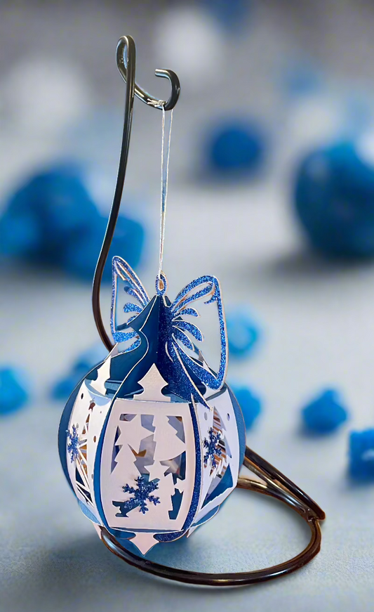 Christmas tree ornament Blue