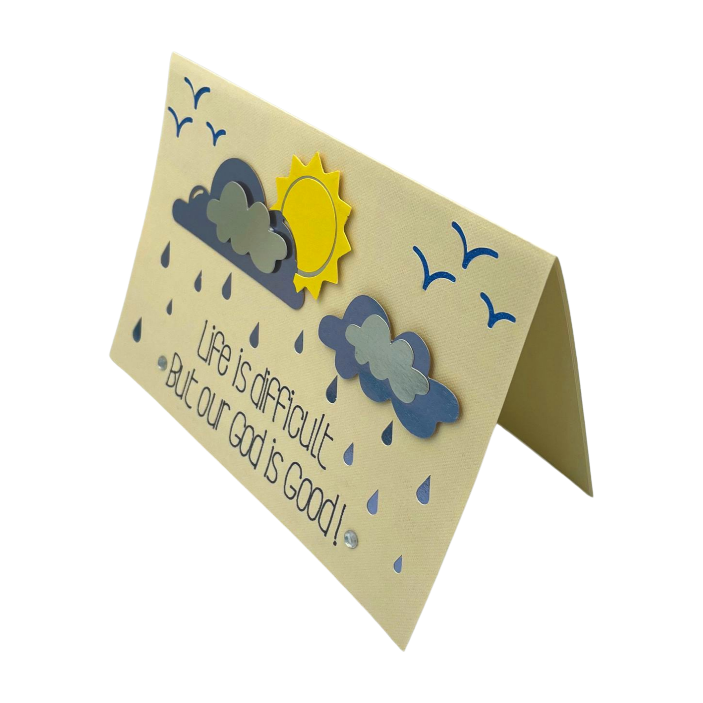 "GOD IS GOOD" Comfort Card