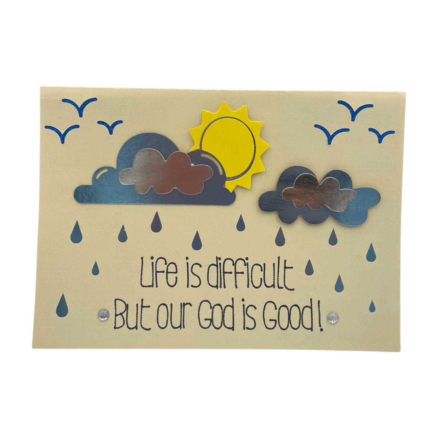 "GOD IS GOOD" Comfort Card