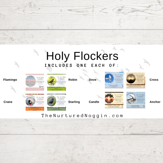 HOLY FLOCKERS - Flocking Card Packet