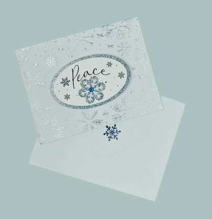 Peace snowflakes