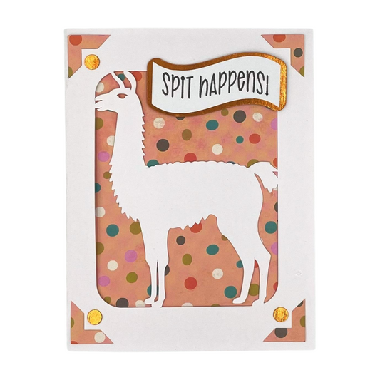 "LLAMA SUPPORT"  Personalized Comfort Card