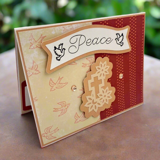 "POP-UP CROSS" Personalized Pop Up Comfort Card