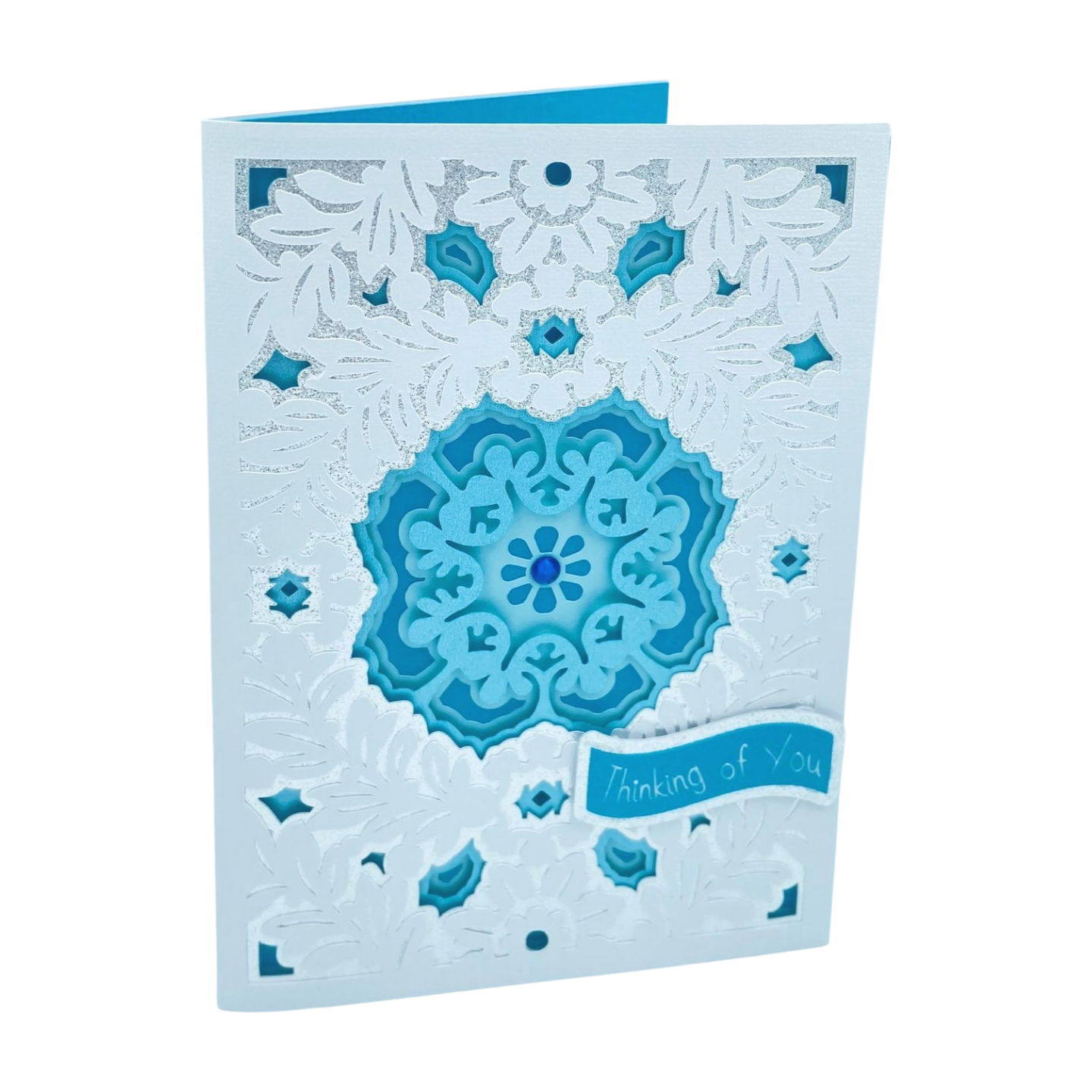 HEARTFELT HOLIDAY SNOWFLAKE Comfort Card