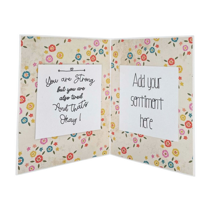 "YOU ARE STRONG" Cut-Out Card