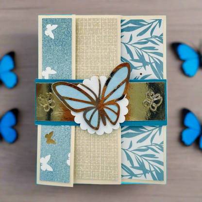 BUTTERFLY Trifold Card