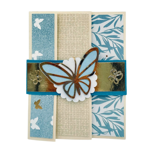 BUTTERFLY Trifold Card