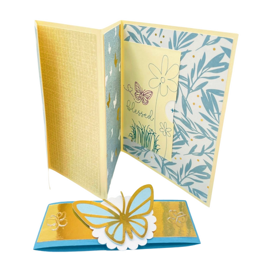 BUTTERFLY Trifold Card