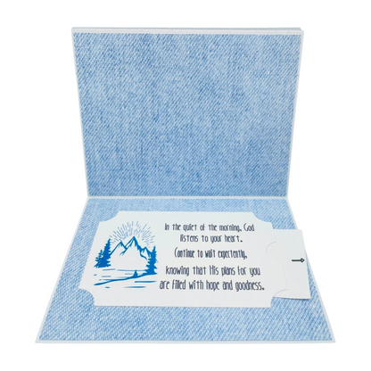"PSALM 5 Morning Prayer" Stand Up Comfort Card