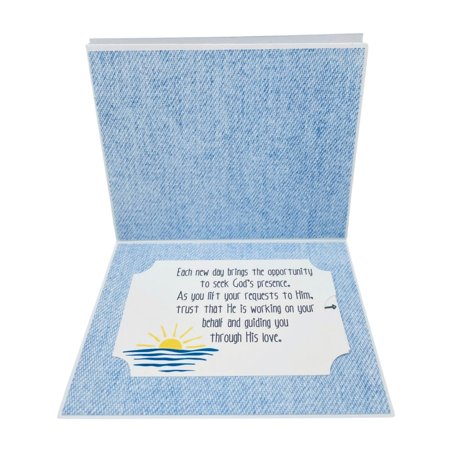 "PSALM 5 Morning Prayer" Stand Up Comfort Card