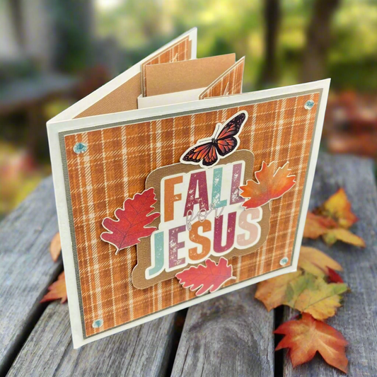 FALL for JESUS Accordion Fold Card