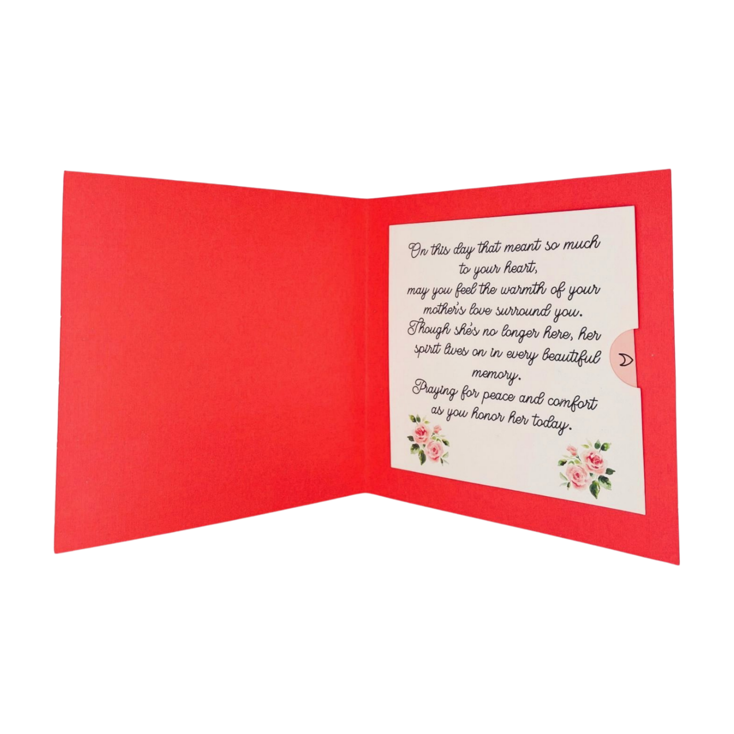 "ROSES OF REMEMBRANCE" Comfort Card