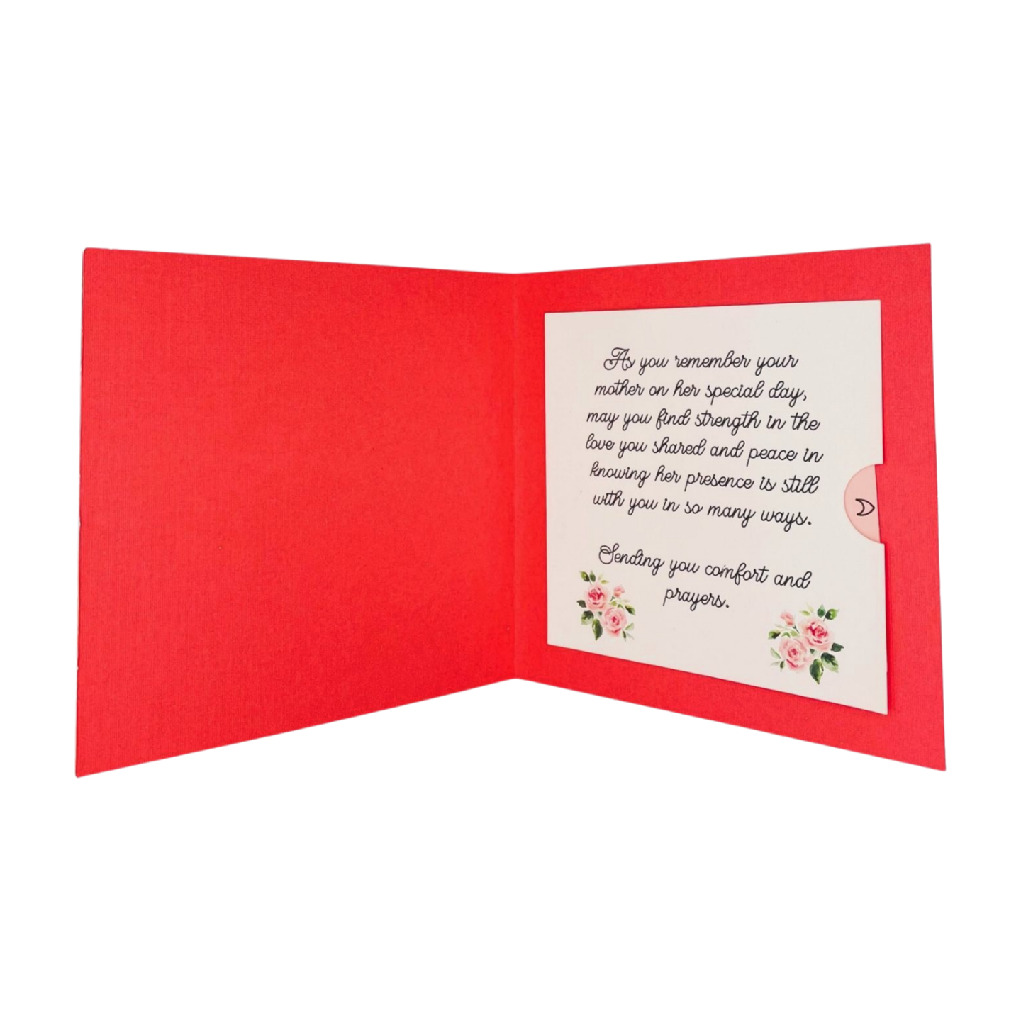 "ROSES OF REMEMBRANCE" Comfort Card