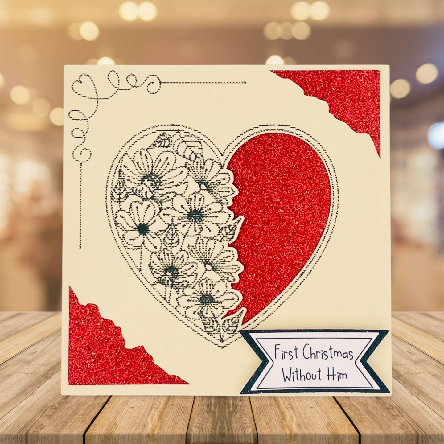 "DELICATE HEART" Comfort Card