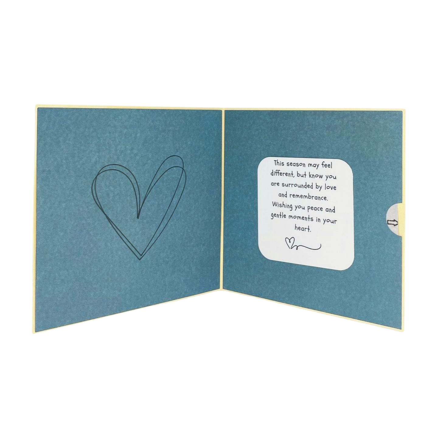 "DELICATE HEART" Comfort Card