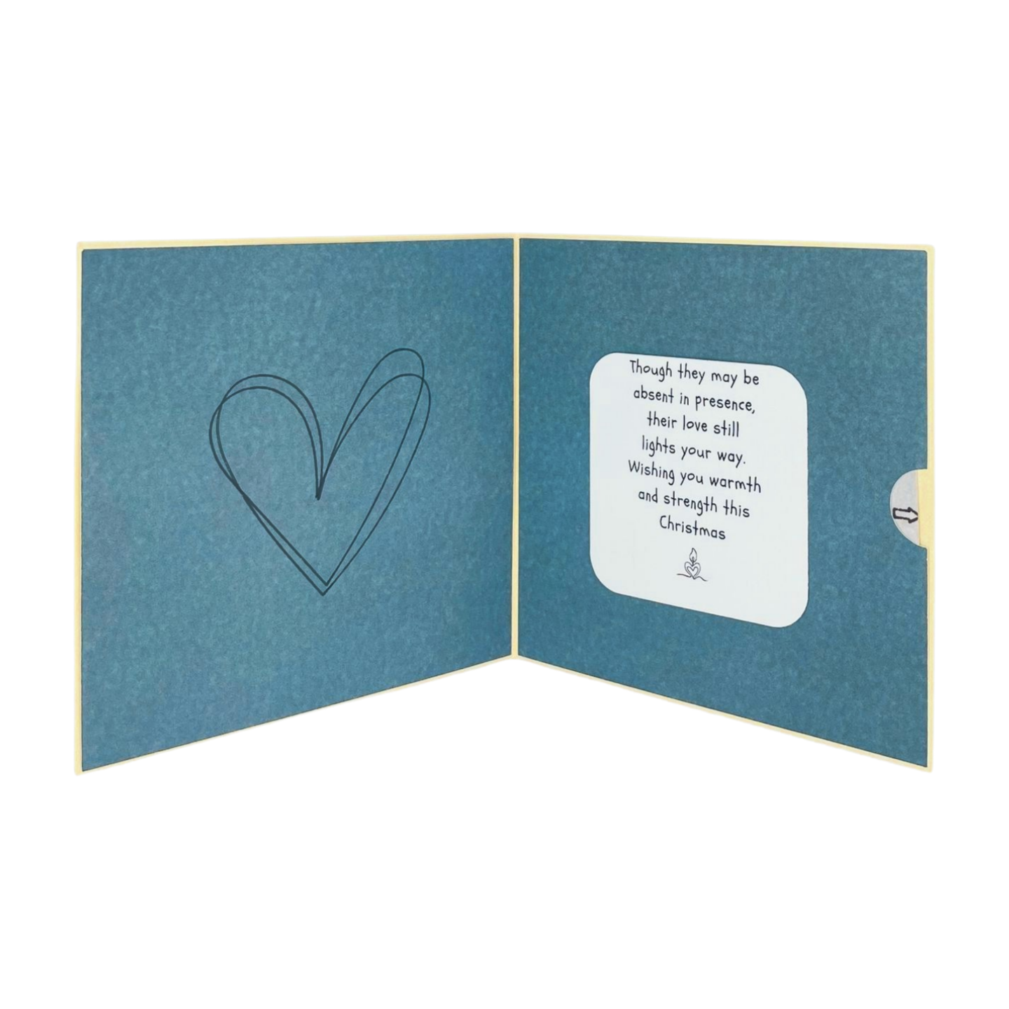 "DELICATE HEART" Comfort Card