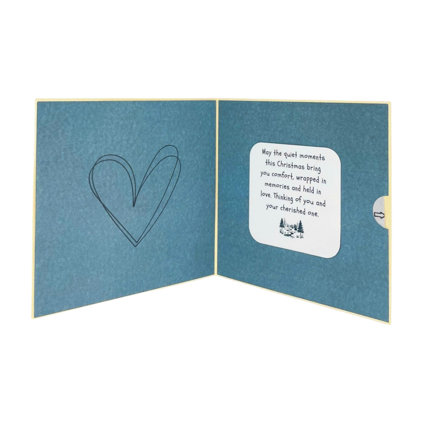 "DELICATE HEART" Comfort Card