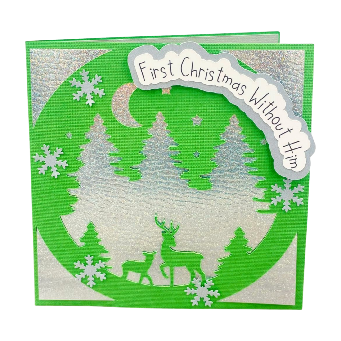 "FOREST DEER" Comfort Card- Green