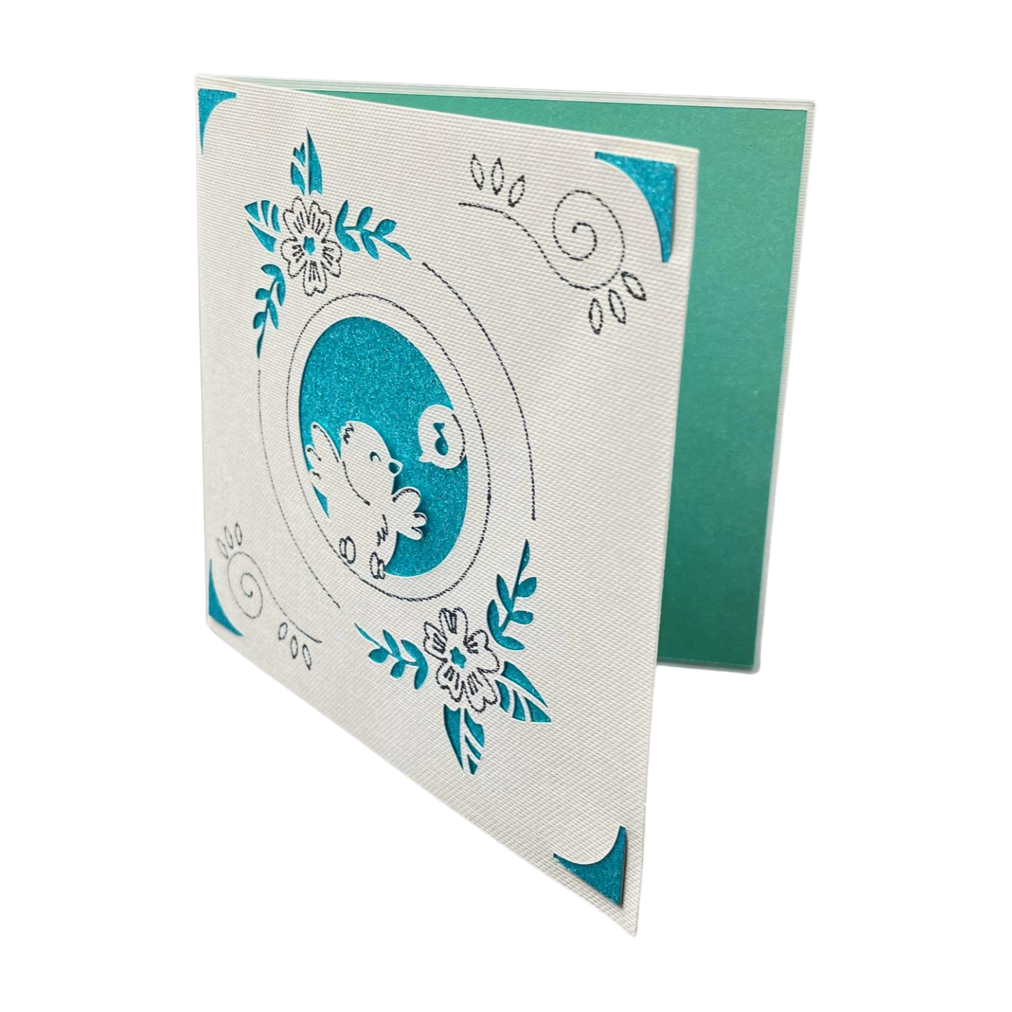 "BIRDS SING" Square Comfort Card