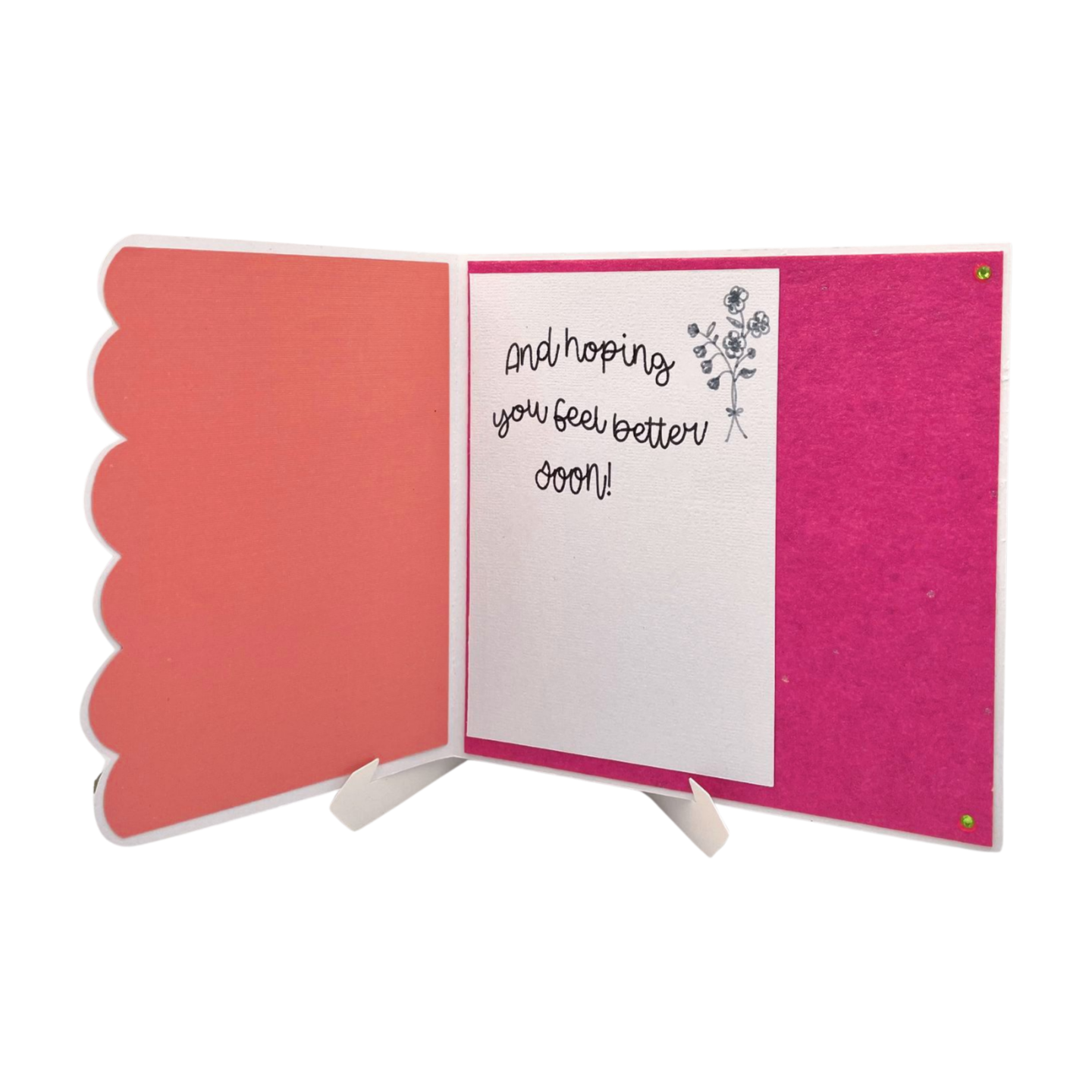 "THINKING OF YOU" Pink Comfort Card