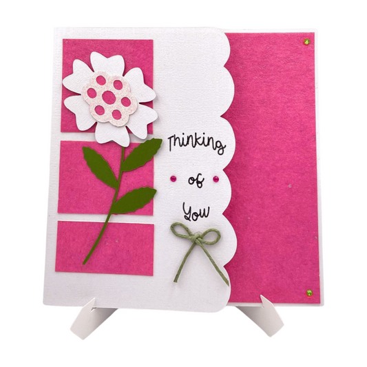 "THINKING OF YOU" Pink Comfort Card