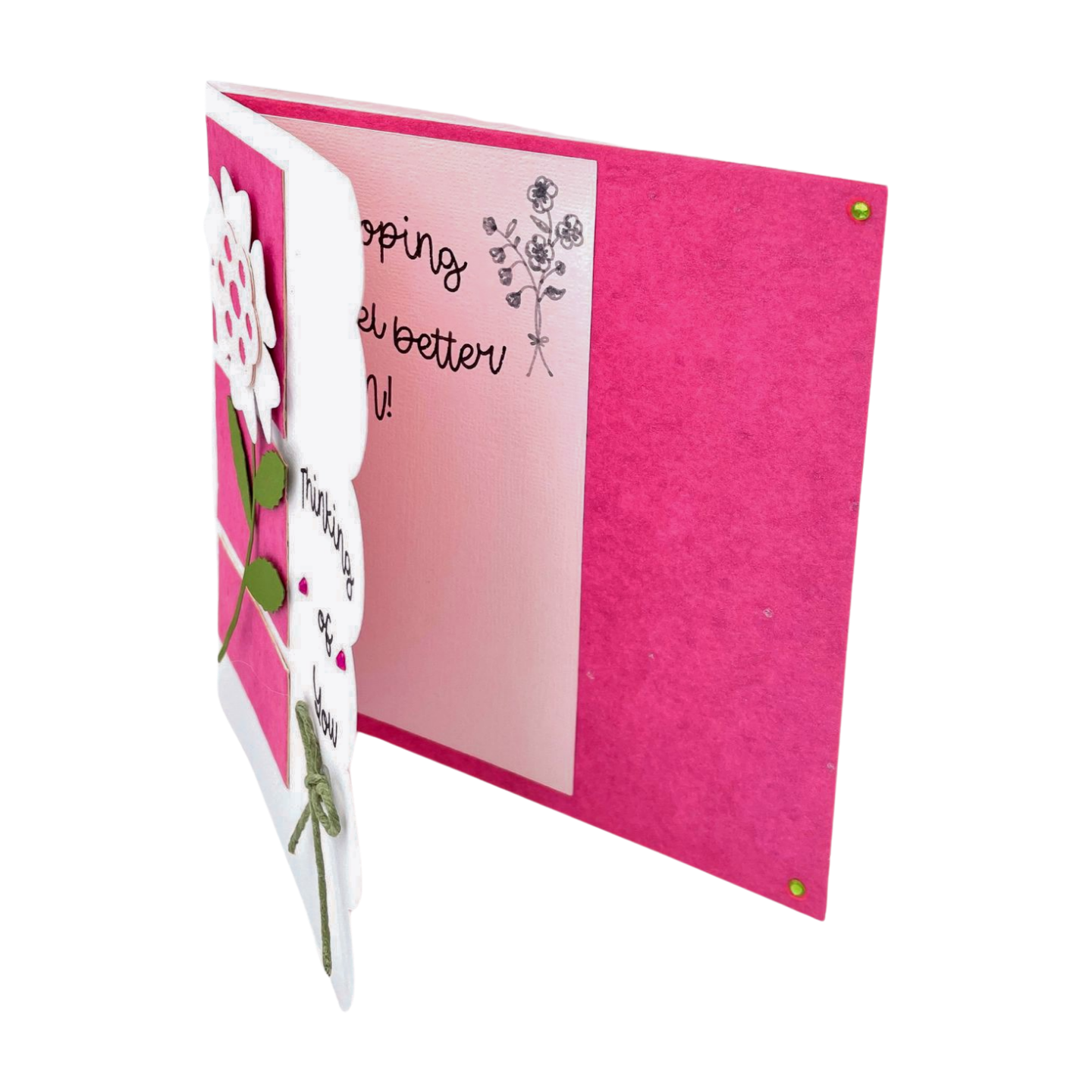 "THINKING OF YOU" Pink Comfort Card